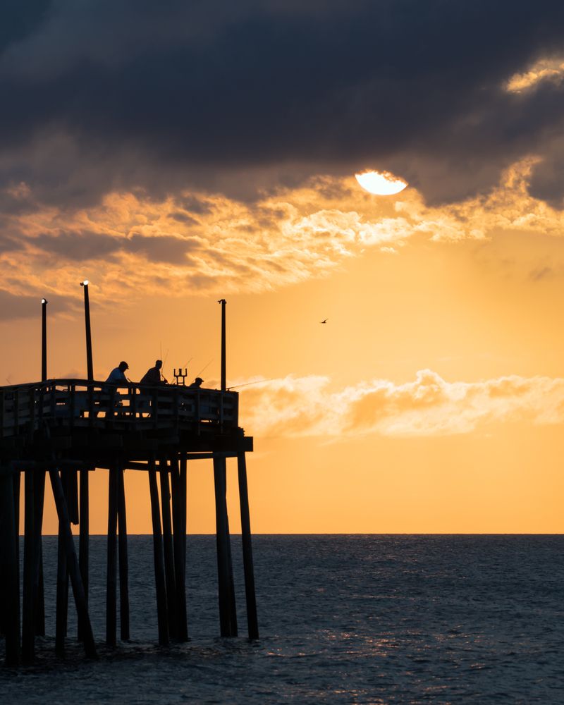 Sunrise at Avon Fishing Pier