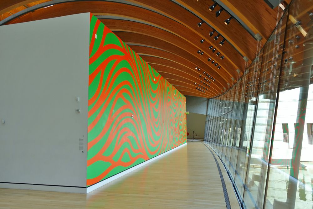 Interior of Crystal Bridges Museum of American Art