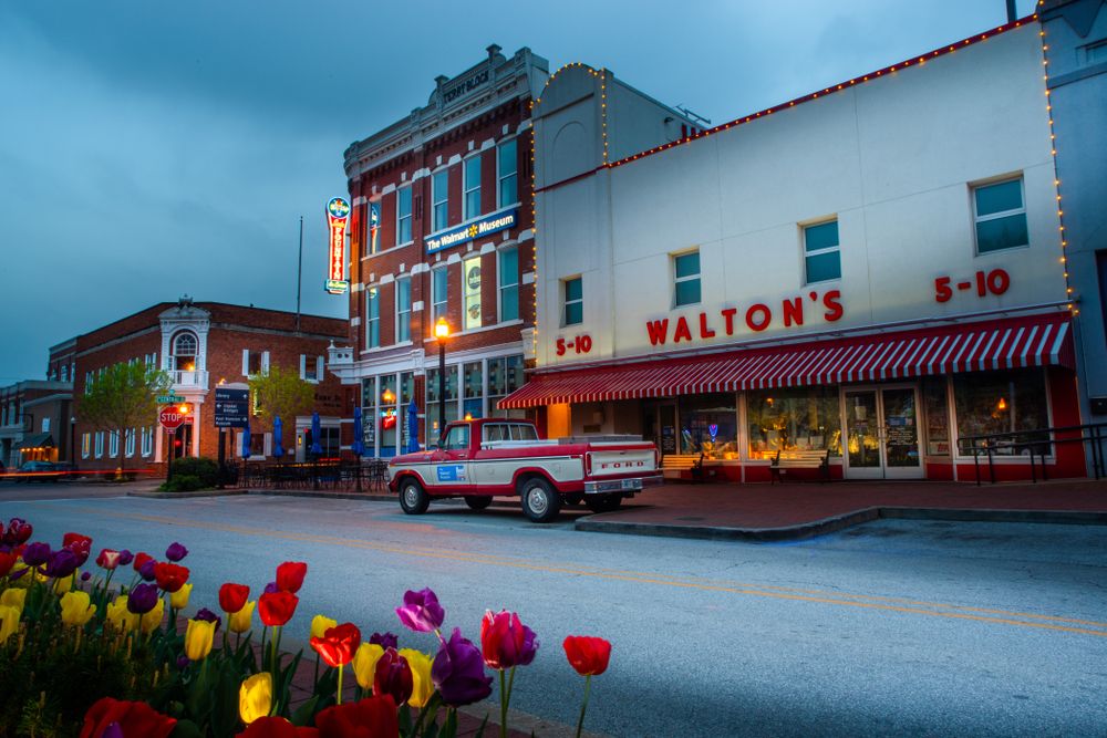 Exterior of the Walmart Museum