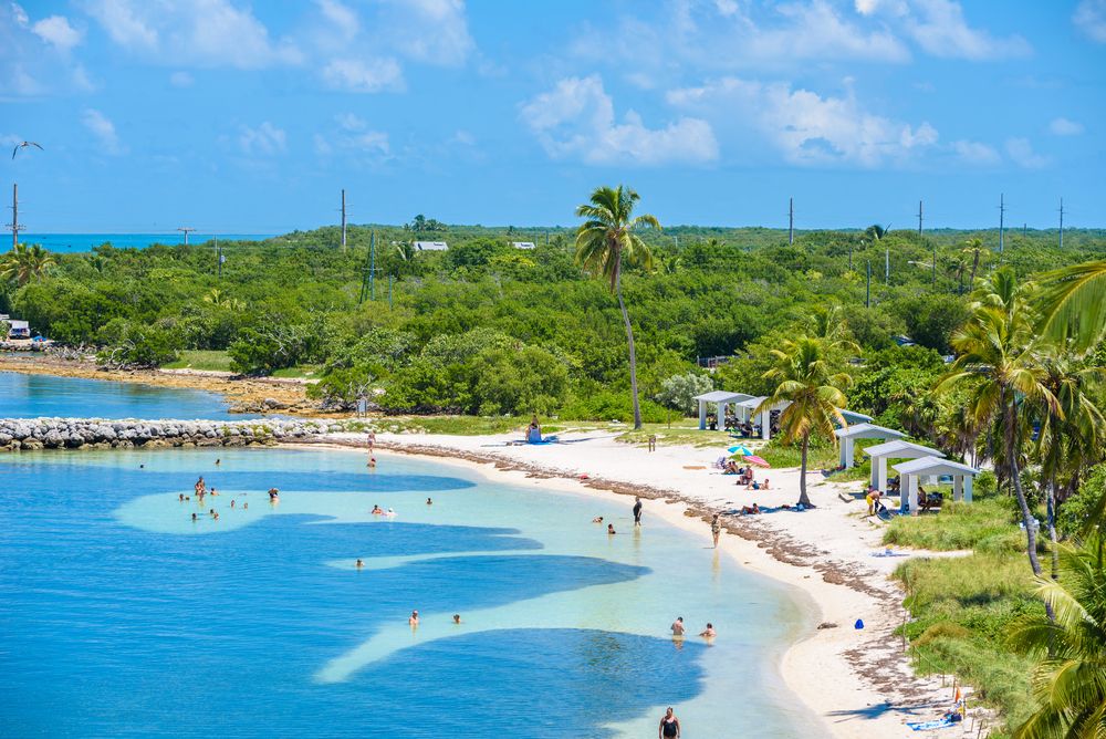 People enjoying the waters of Bahia Honda Key