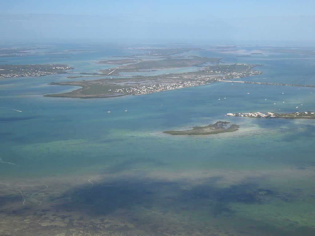 Aerial view of Little Torch Key