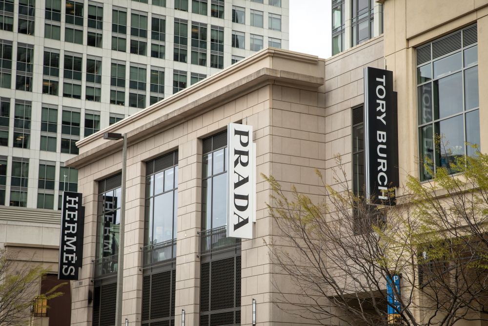High-end stores at The Shops at The Bravern