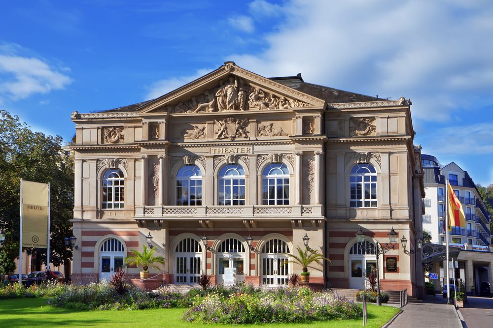 Front exterior of Baden-Baden Theatre