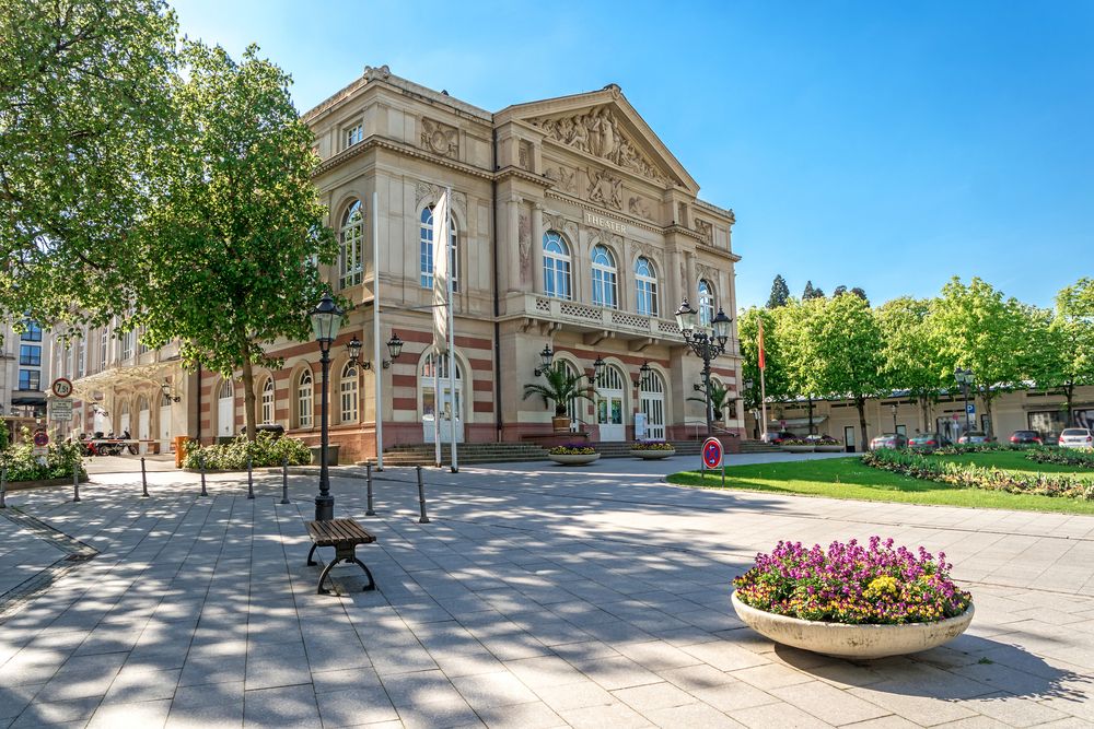 Grounds in front of Baden-Baden Theatre