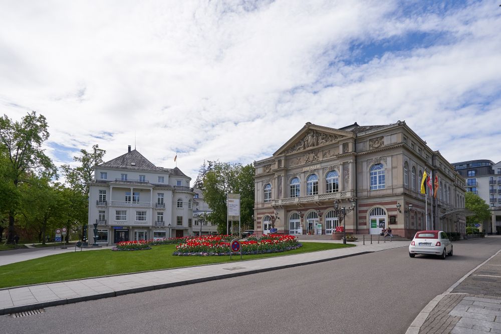 View of Baden-Baden Theatre from across the street
