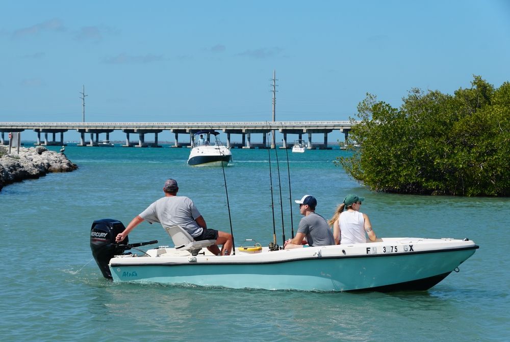 Boating at Bahia Honda State Park