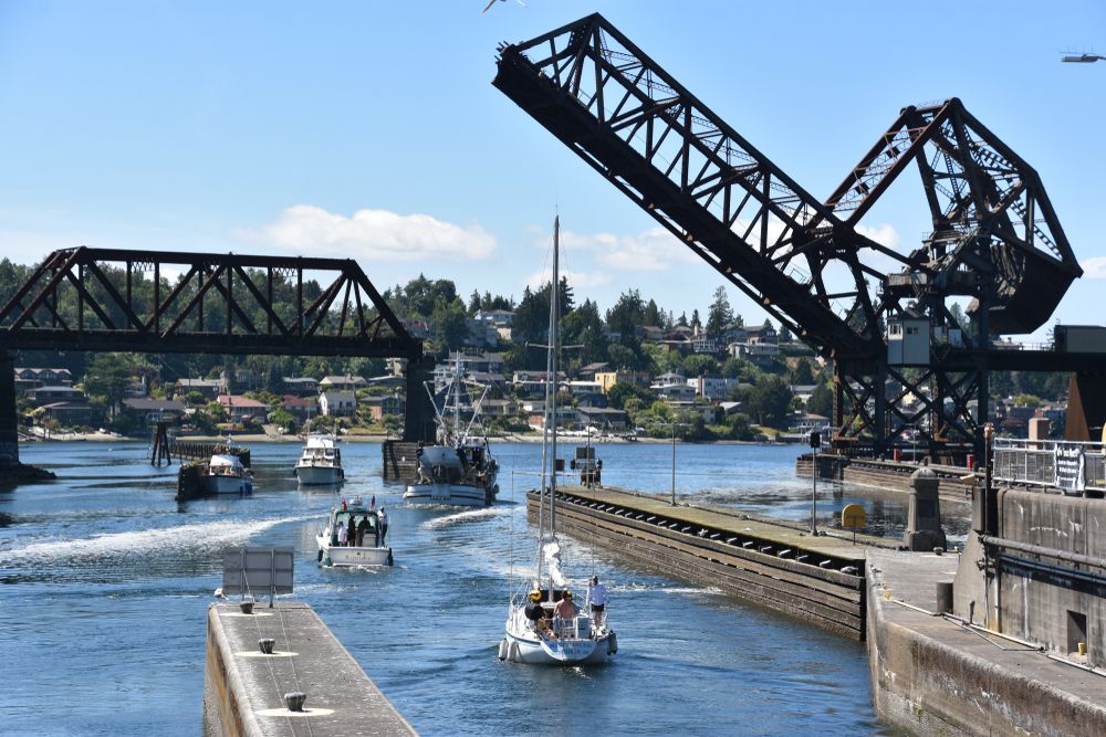 View of Ballard Locks