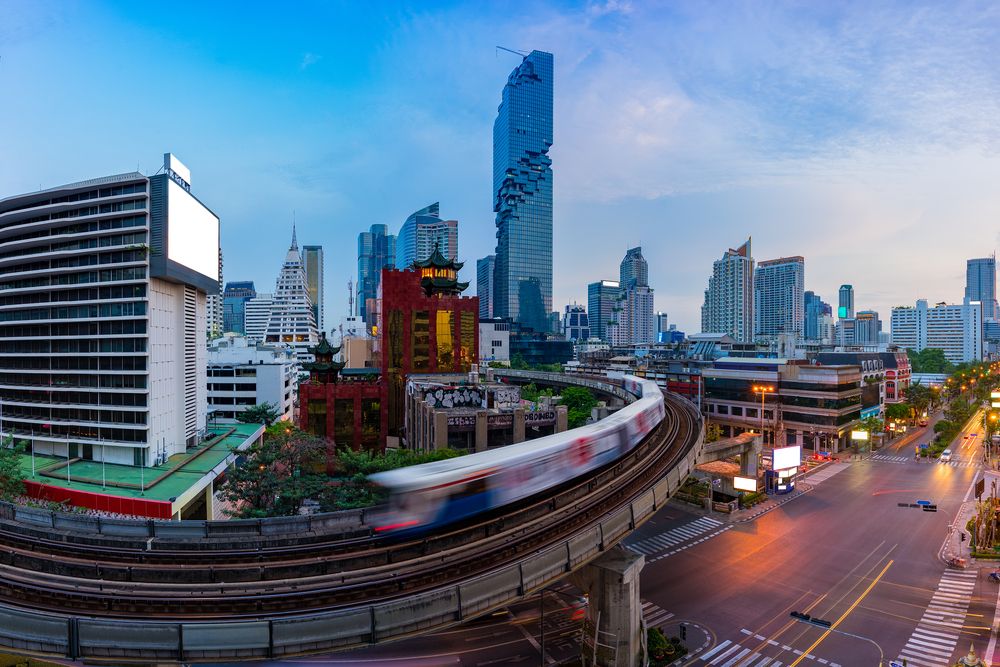 Bangkok sky train