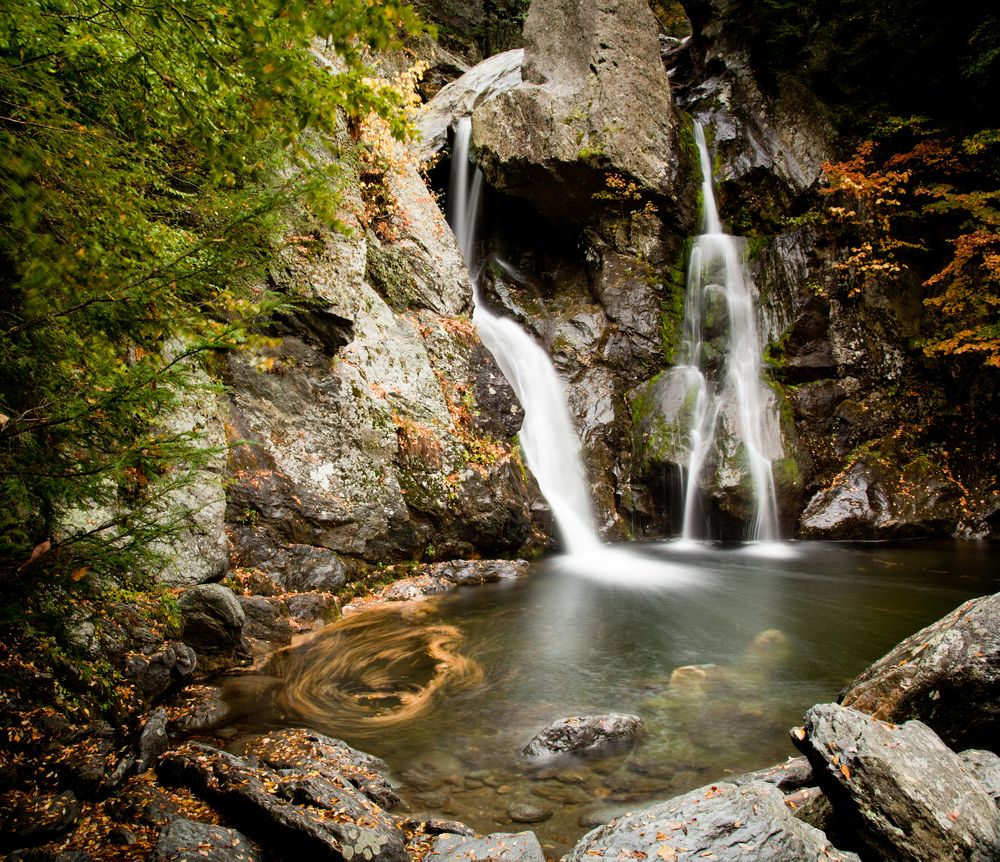 Scenic view of Bash Bish Falls