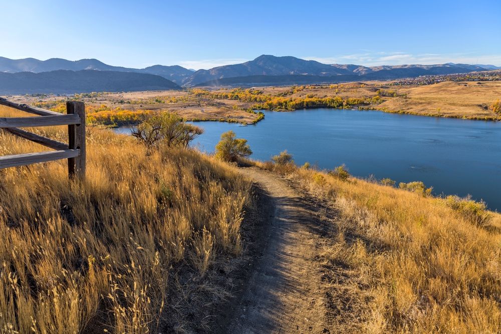 Scenic view of the Bear Creek Lake Park