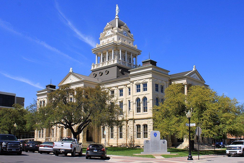 Exterior of the Iconic Bell County Courthouse