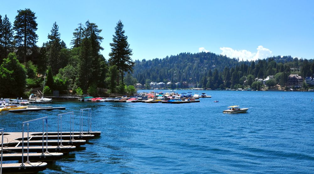 Boating in Big Bear Lake