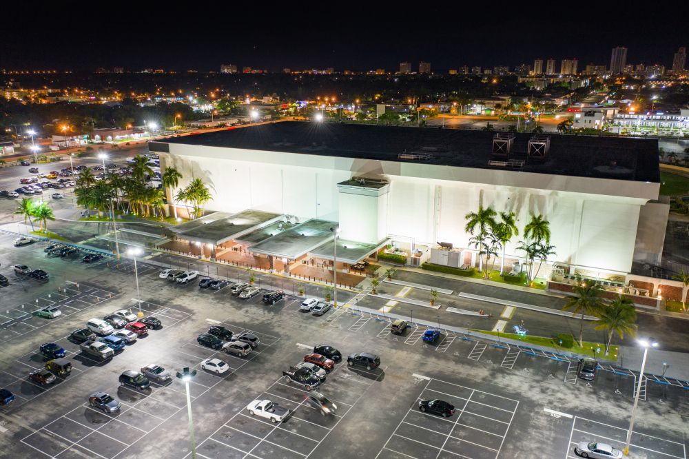 Aerial view of the Big Easy Casino