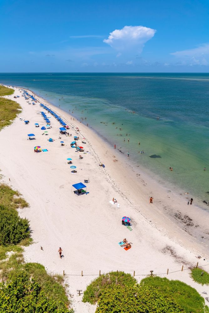 Shoreline of Bill Baggs Cape Florida State Park