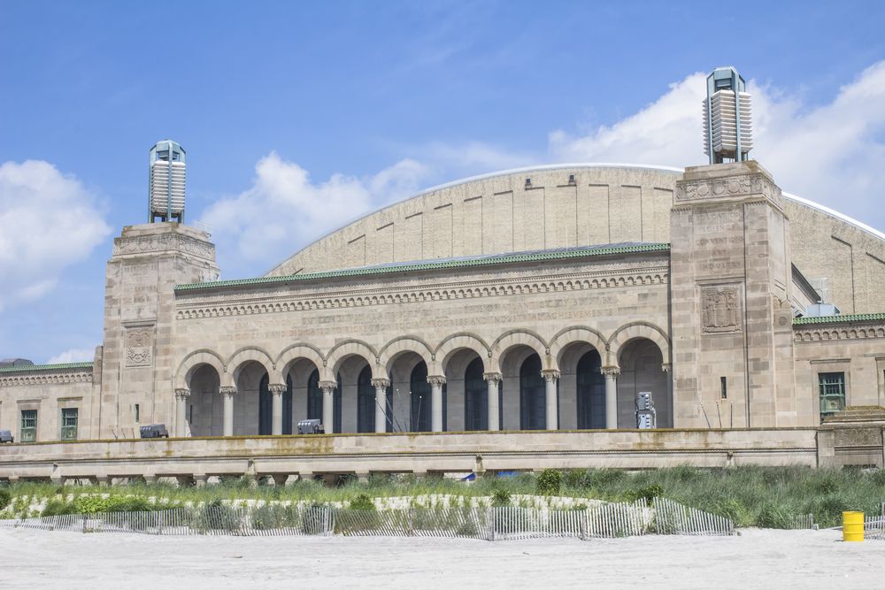Exterior of the Jim Whelan Boardwalk Hall