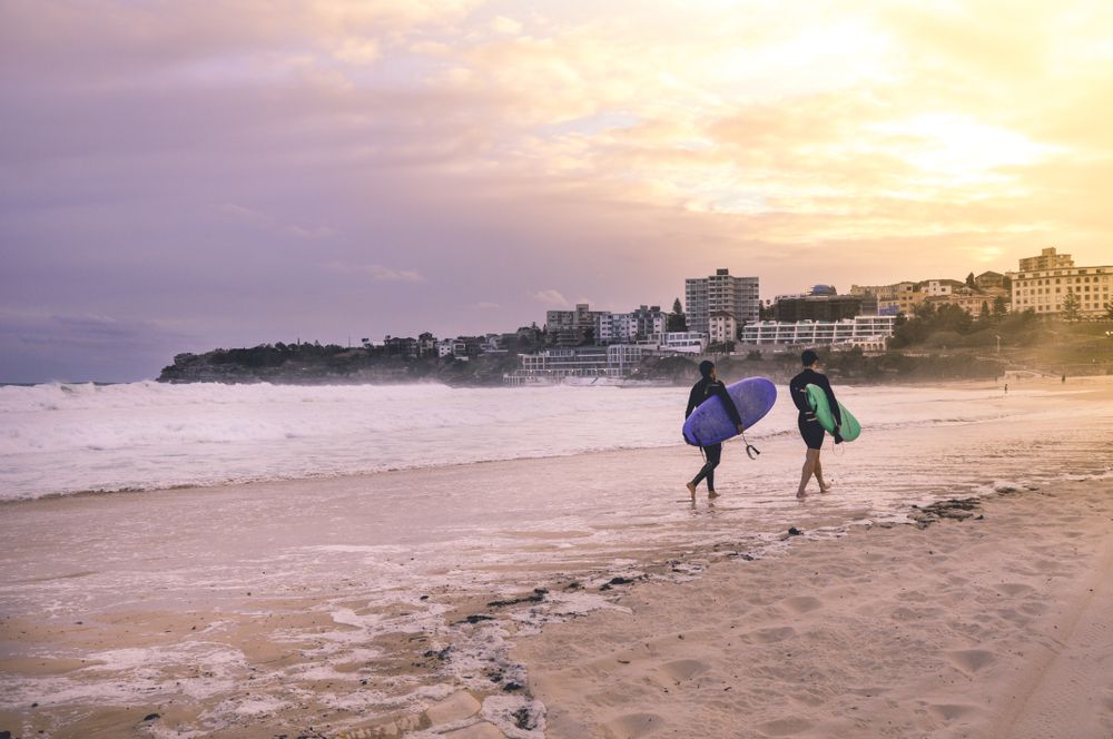 Bondi Beach Surfing
