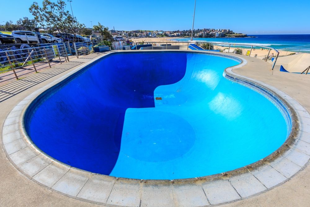 Empty Bondi Skate Park