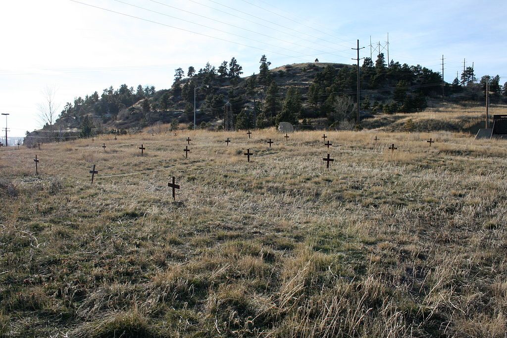 Bootill Cemetery filled with tomb cross