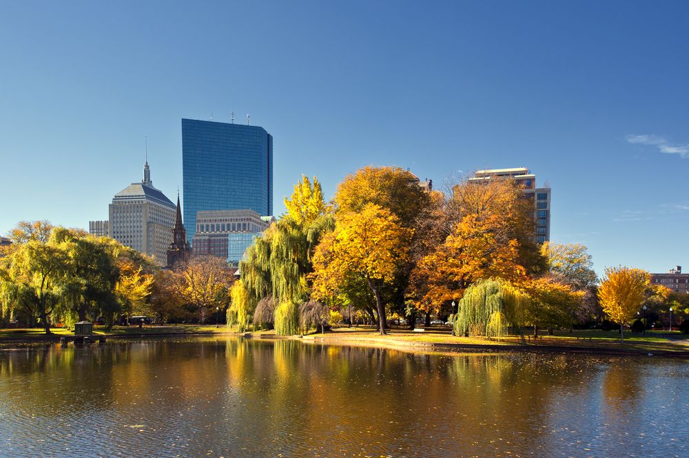Boston Common in Boston, Massachusetts