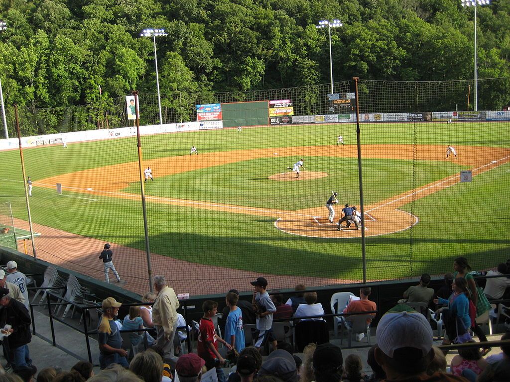 Baseball game at Bowen Field