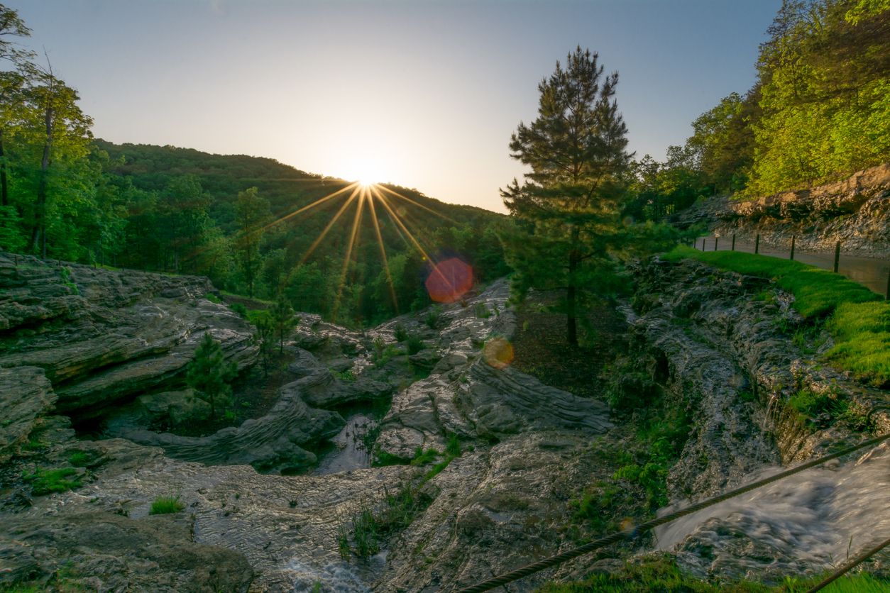 Ozark Mountains at Branson, Missouri