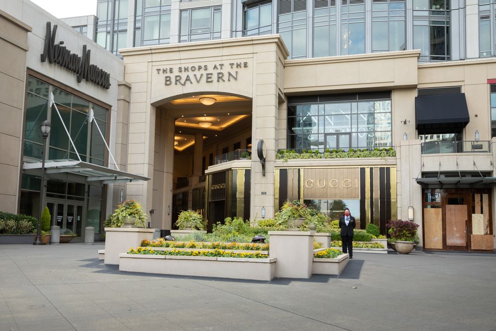 Exterior of The Shops at Bravern