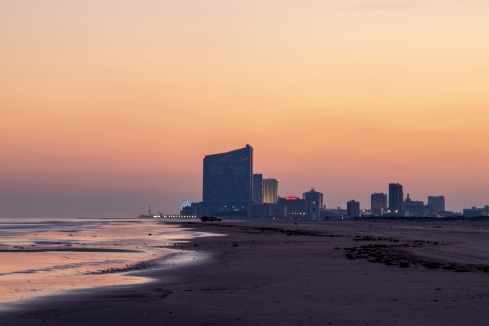 Sunset over Brigantine Beach
