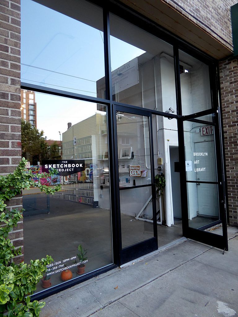 Entrance door of Brooklyn Art Library