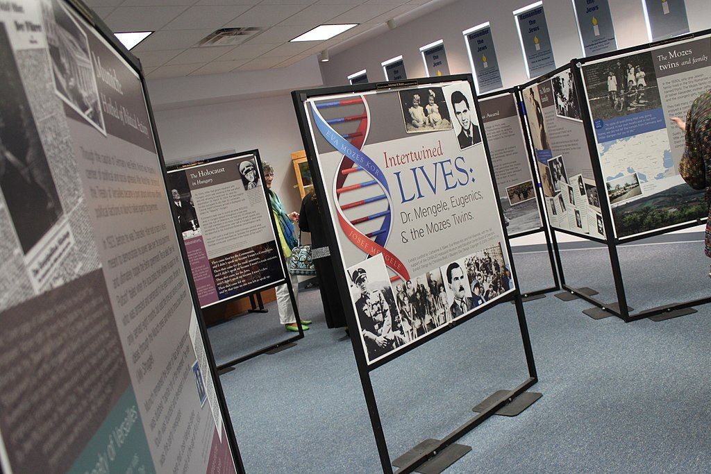 Exhibits at CANDLES Holocaust Museum and Education Center