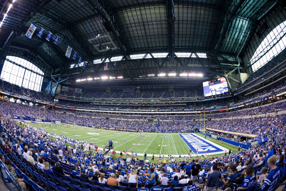 Interior of Lucas Oil Stadium