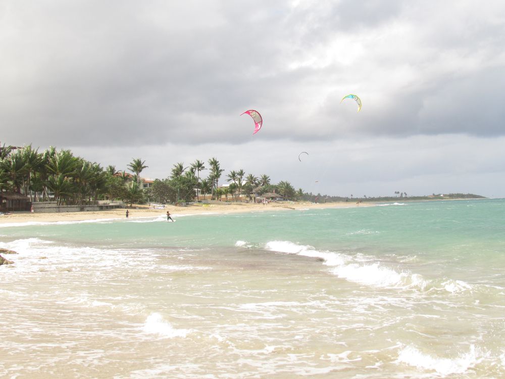 Kite boating in Cabarete