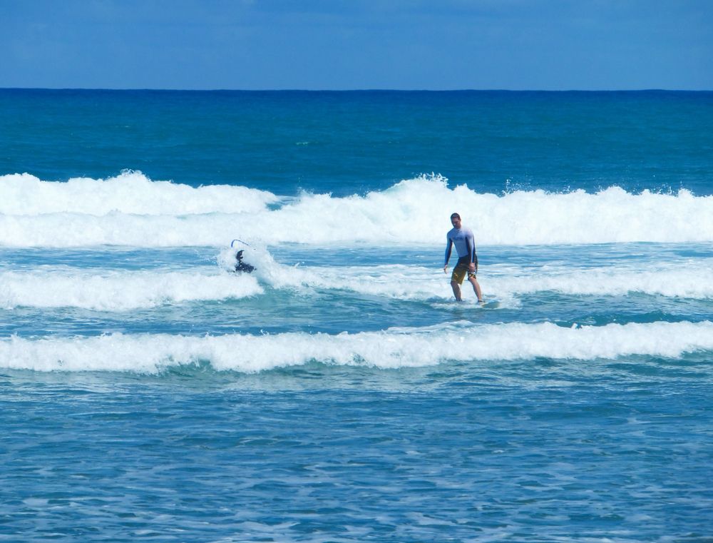 Surfers at Cabarete