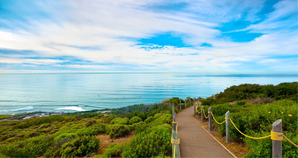 Hiking path near Cabrillo National Monument