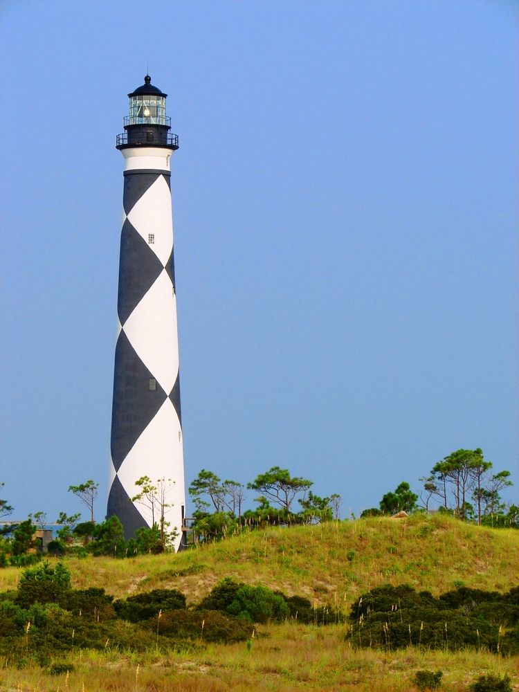 View of the Cape Lookout Lighthouse