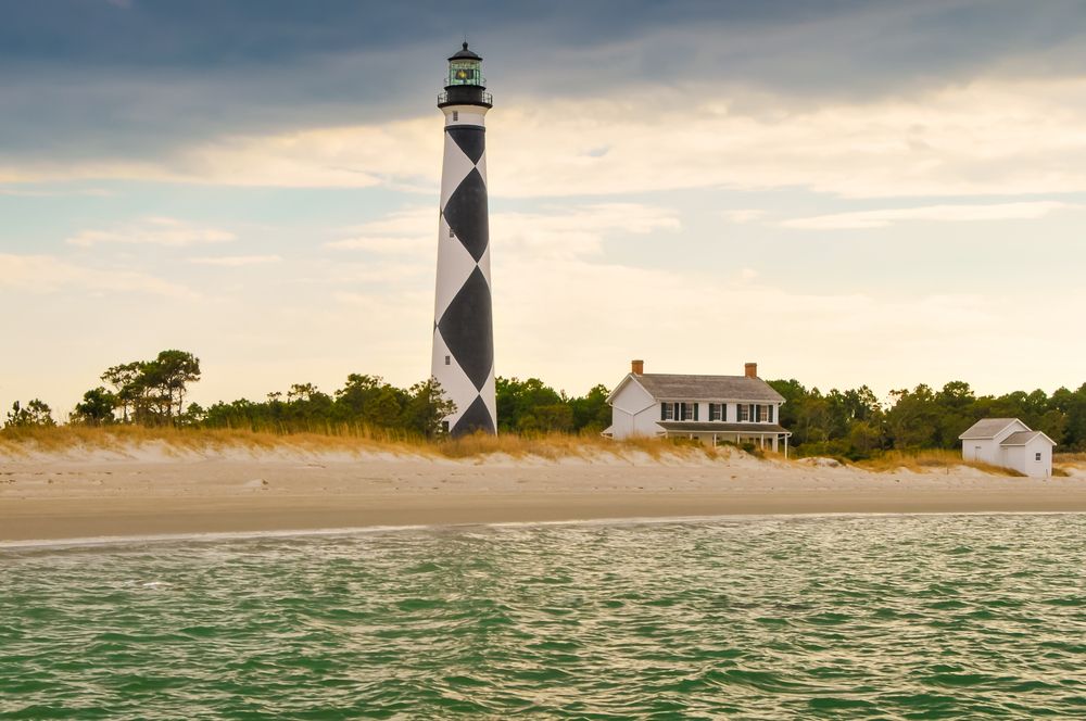 Lighthouse in Cape Lookout