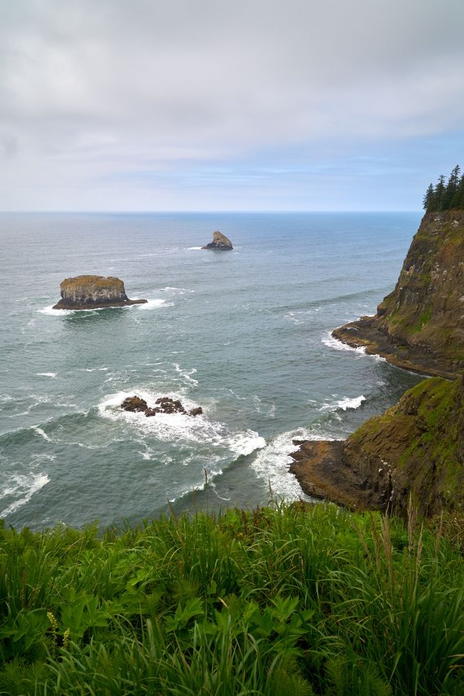 Top view of Cape Meares National Wildlife Refuge