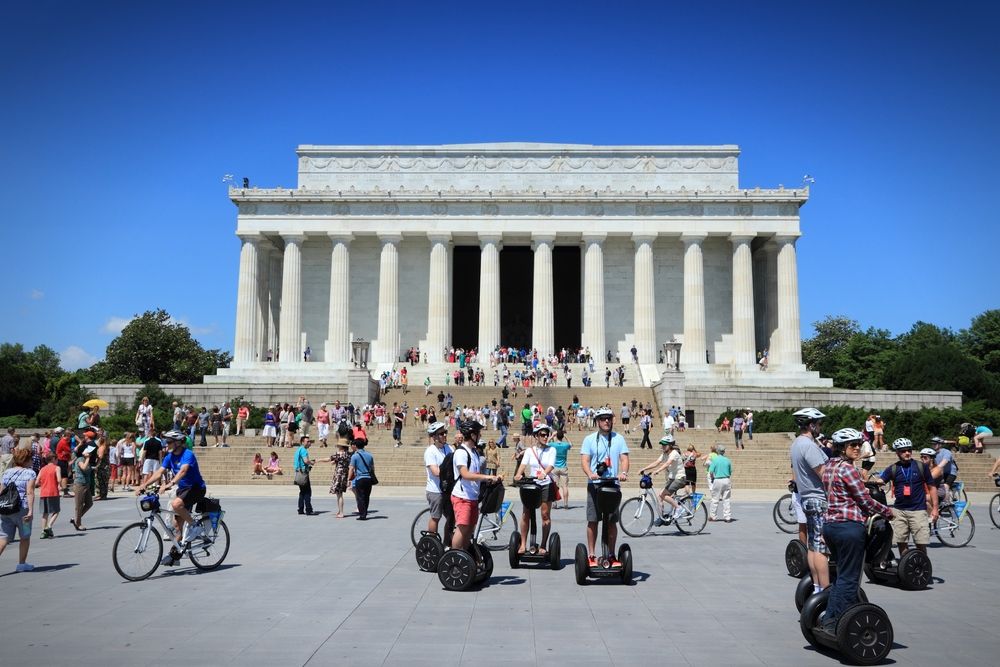People enjoying their Capital Segway Tour