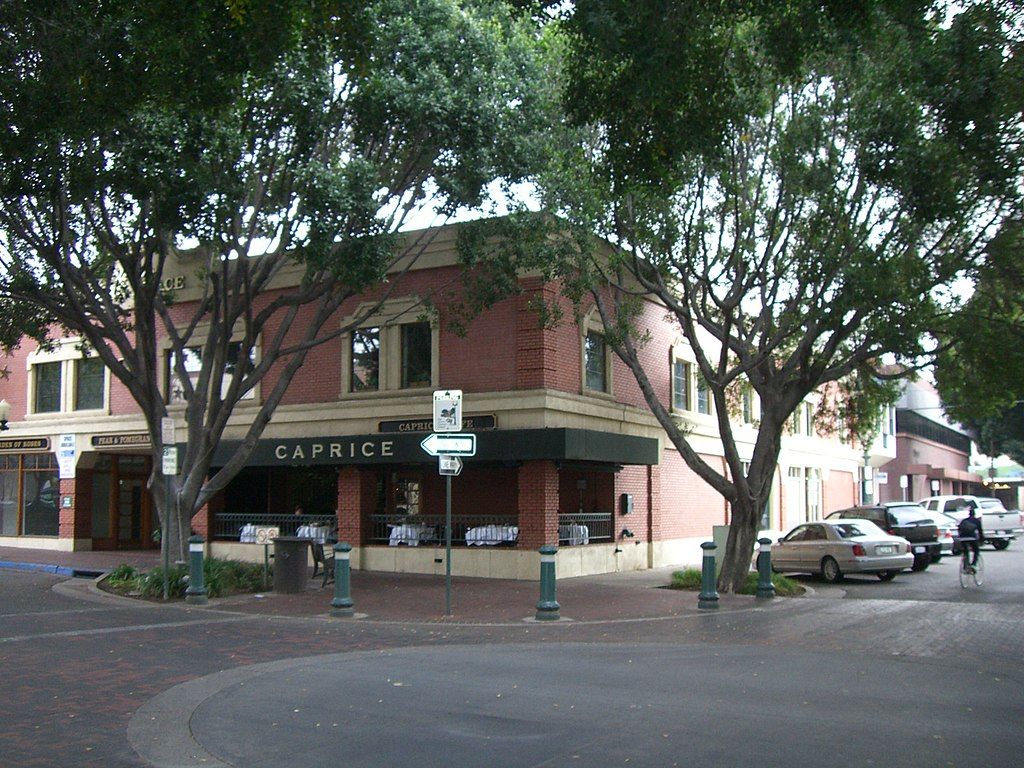 Street view of Caprice Cafe