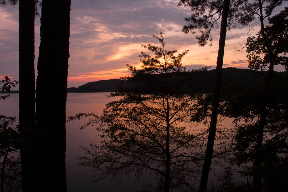 Sunset at Carter’s Lake