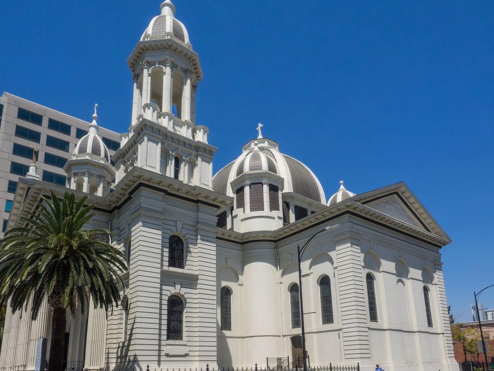 View of Cathedral Basilica of St. Joseph