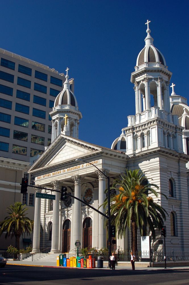 View of Cathedral Basilica of St. Joseph's Architecture
