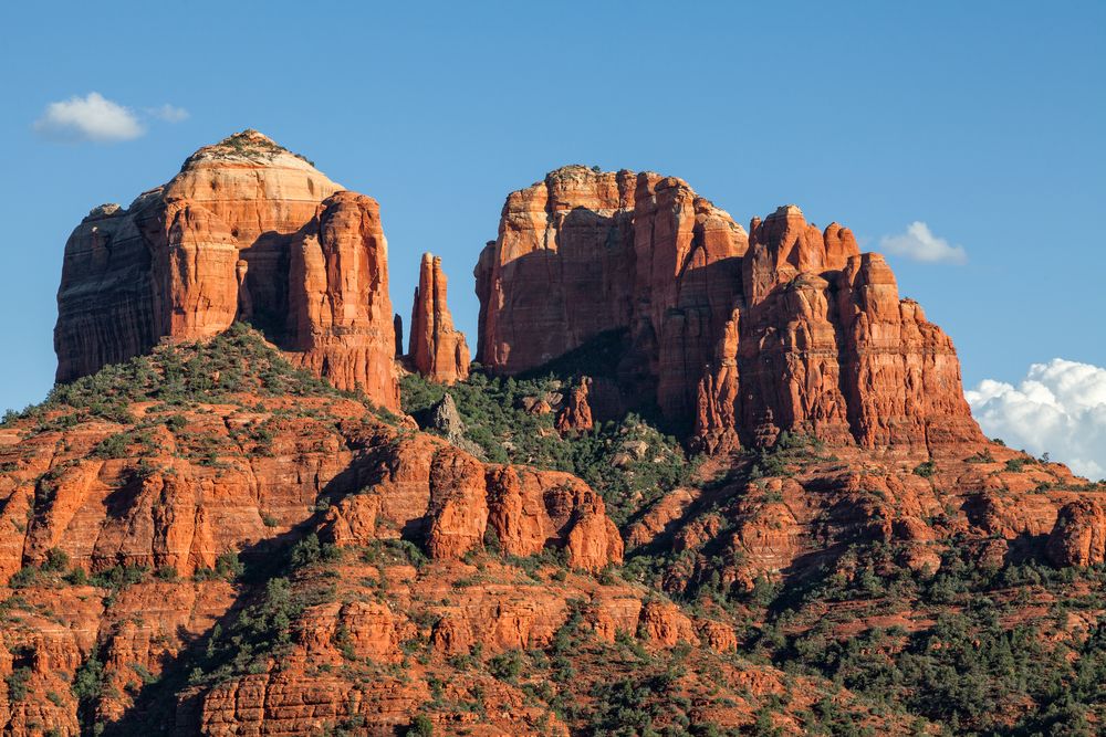 Scenic view of Cathedral Rock