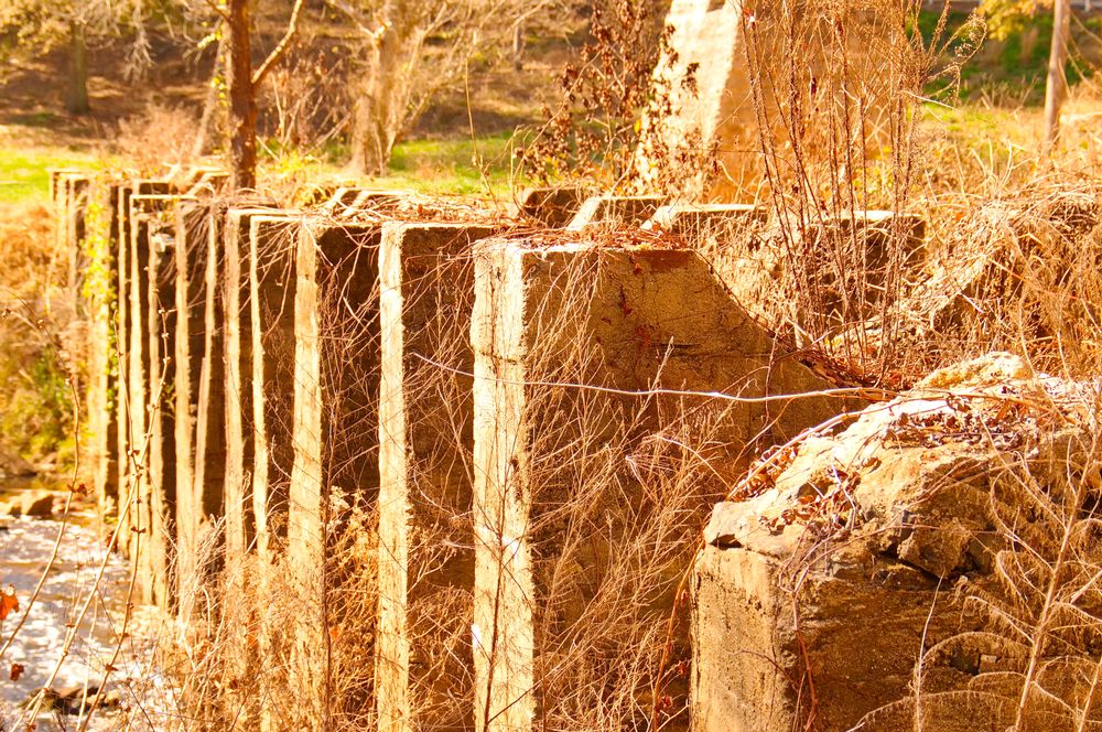 Ruins at the Cedar Falls Park