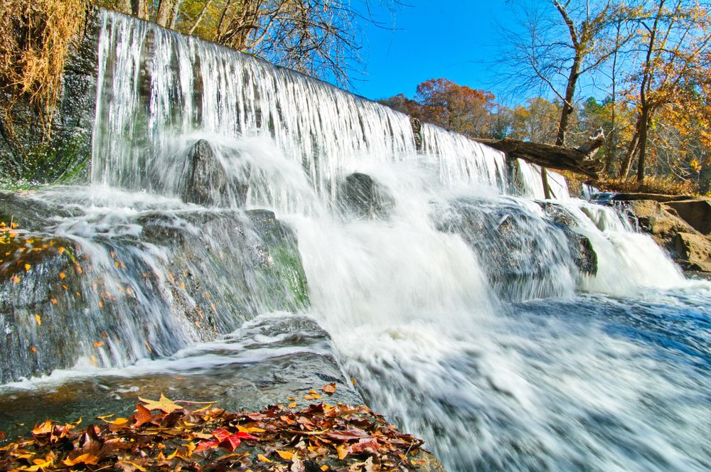 Waterfall at the Cedar Falls Park