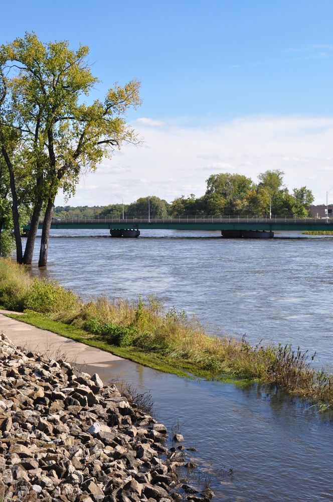 Scenic view of Cedar River