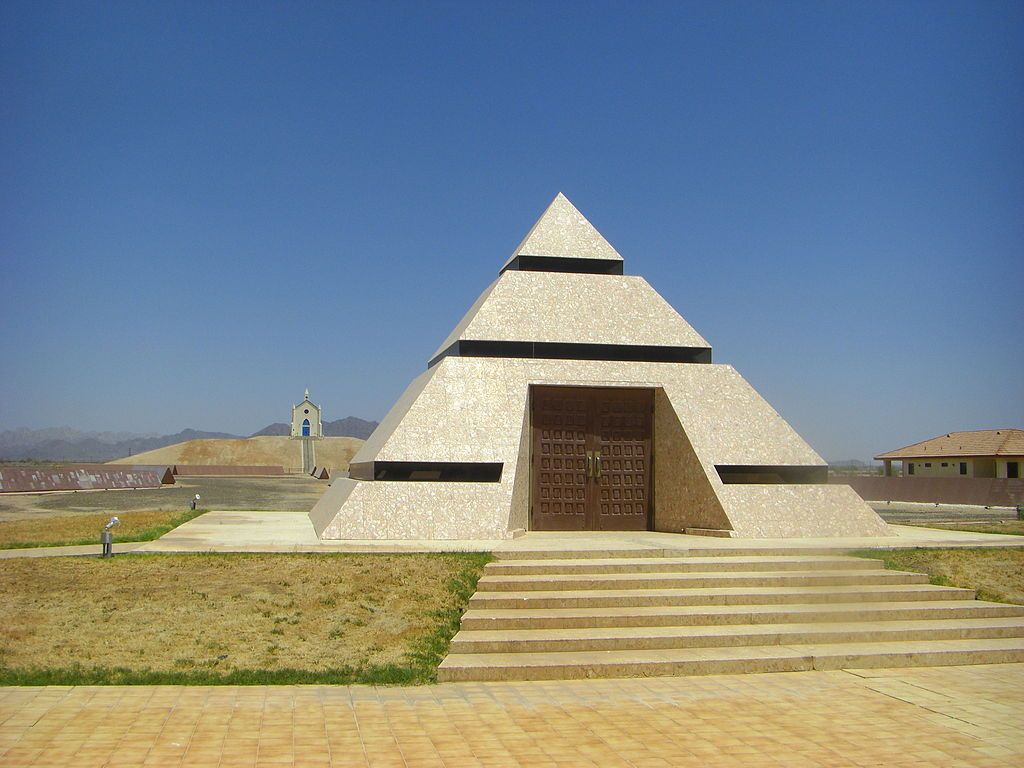 A pyramid at Center of the world