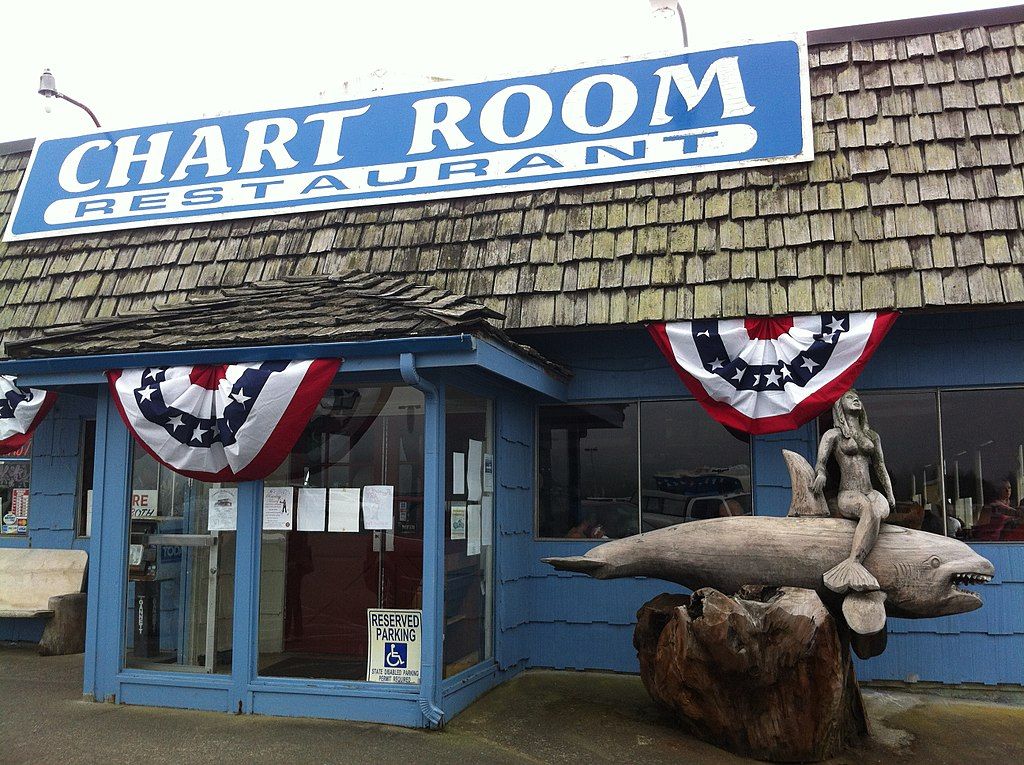 Front view of the Chart Room Restaurant