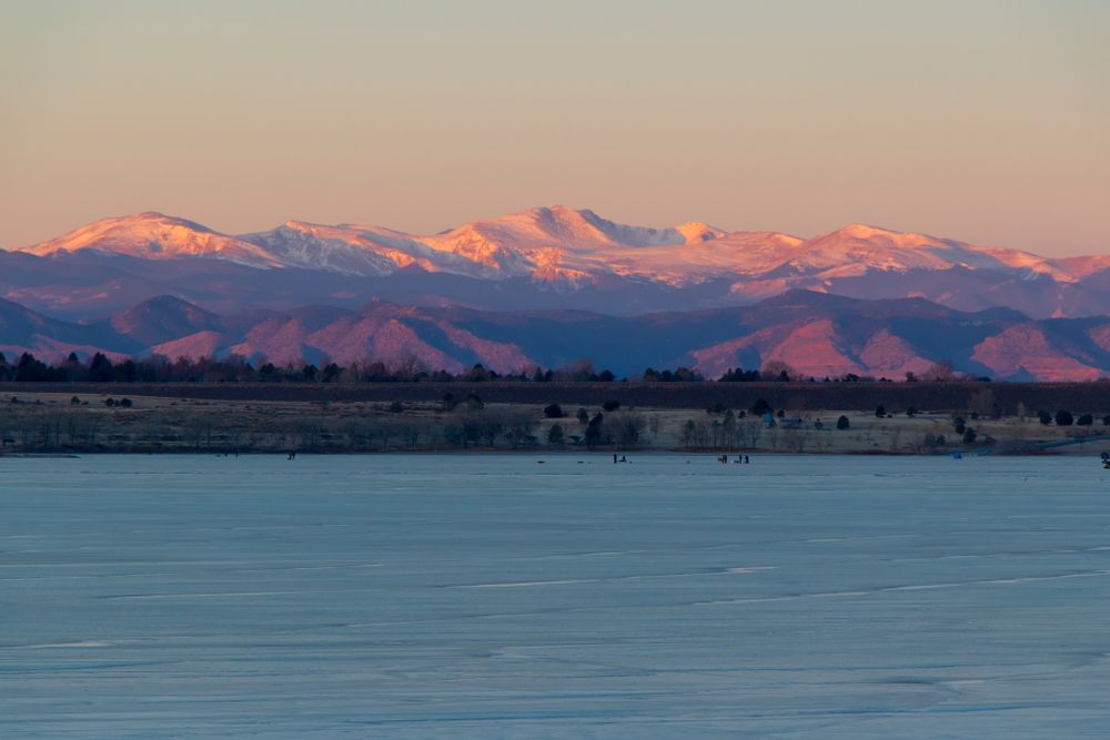Scenic view of Cherry Creek State Park's water