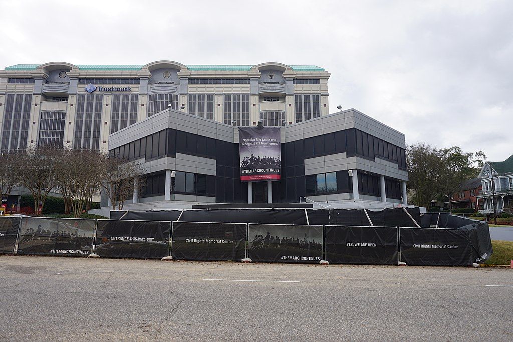 Exterior of Civil Rights Memorial Center