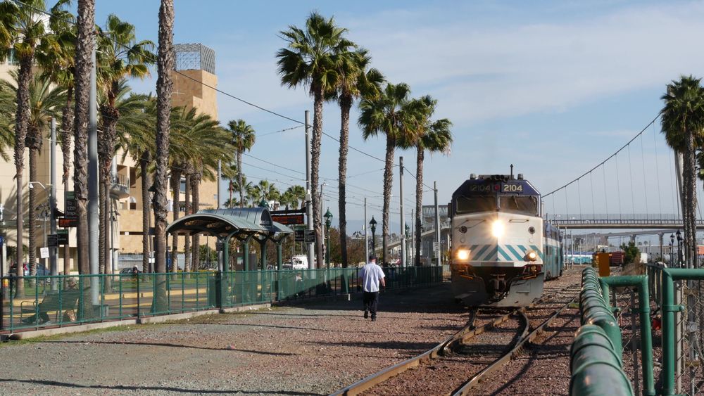 Front view of Coaster in Oceanside